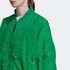 adidas Вязаная куртка-бомбер Stella McCartney Зеленая Женская HI0926