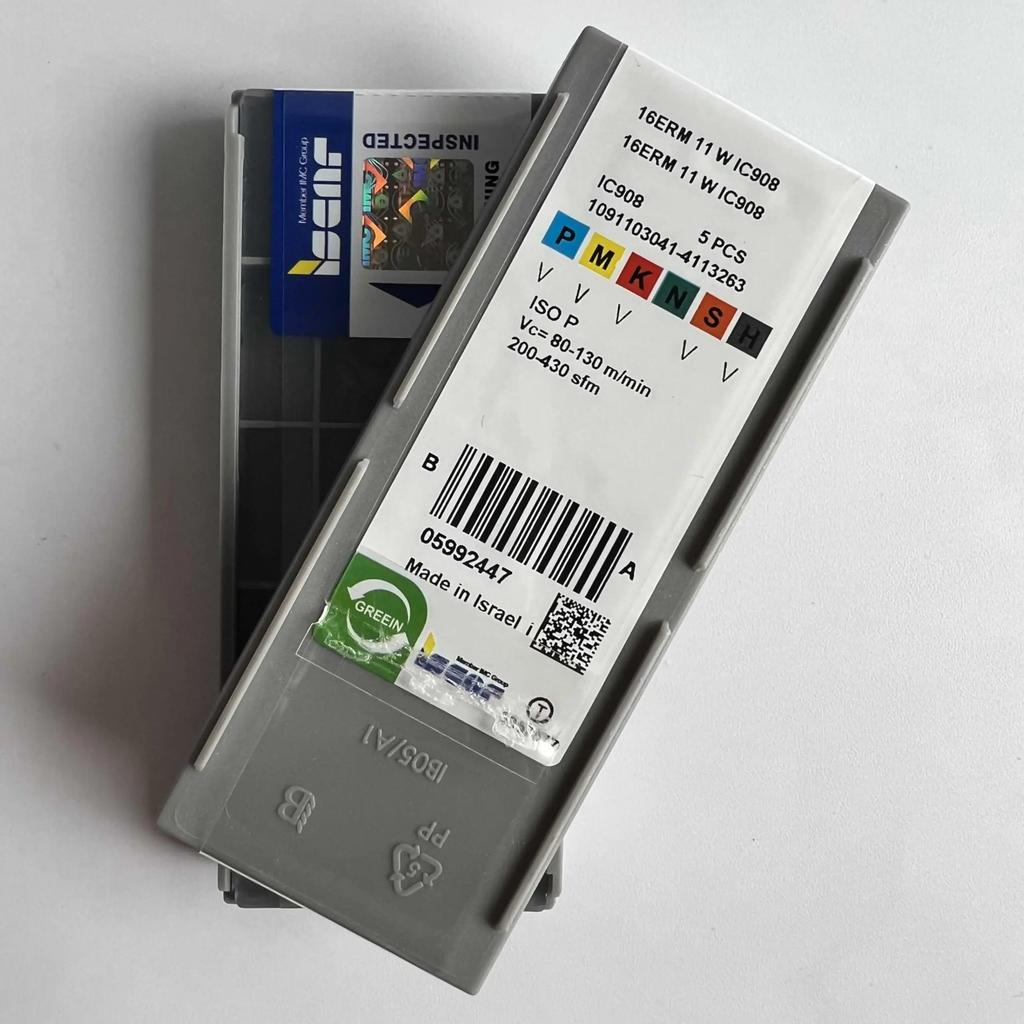 16ERM11W IC908 Промышленные сменные твердосплавные пластины 10 шт.