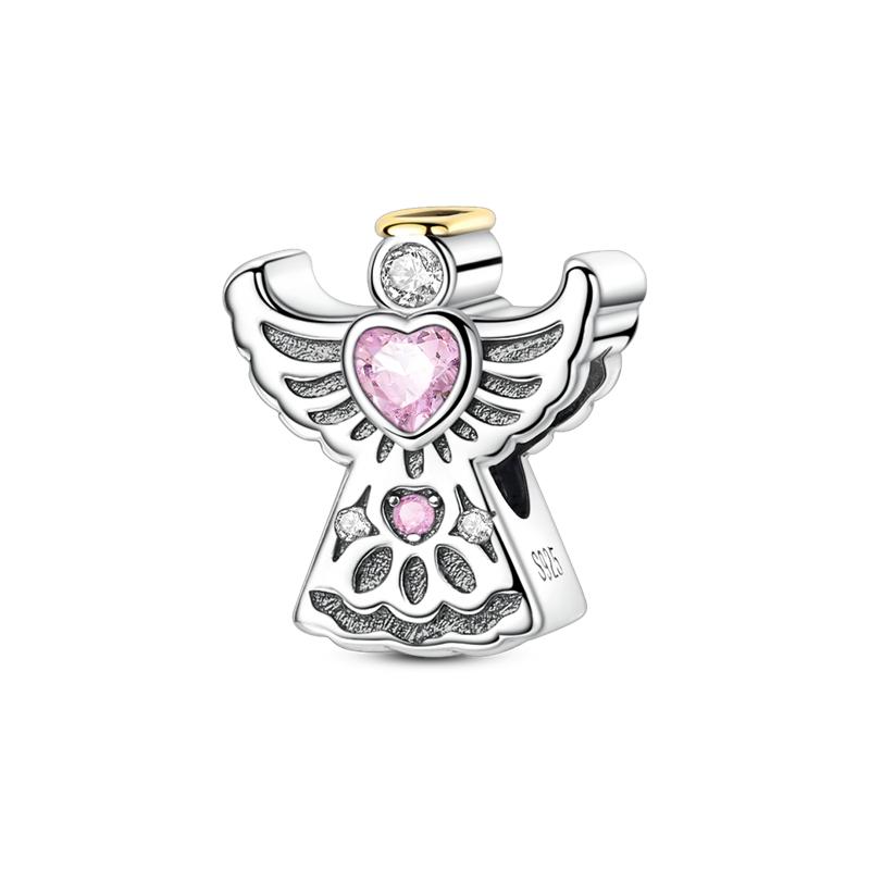 copper Colorful Charm Bead Charms Bead Sparkling Inlaid Zirconium Pendants Compatible With Authentic Accessories Bracelets Jewellery Gift