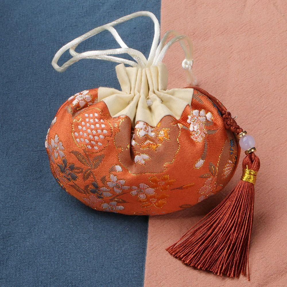 Necklaces Case Drawstring Empty Sachet Purse Pouch Chinese Style Storage Bag Women Jewelry Bag