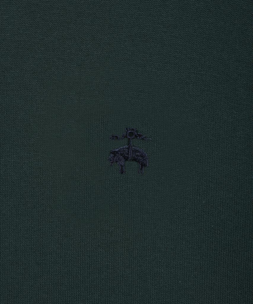 BROOKS BROTHERS Cotton Polo Short Sleeve Sweater (Dark Green) (Bbwtmog202)