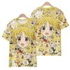 Yapon Anime Uslubidagi 3D Bosmali Trend Futbolkalar Moda Multfilm Uslubidagi Bolalar Ustki Kiyimi Ko'cha Kundalik Qisqa Yengli Kiyim Tee