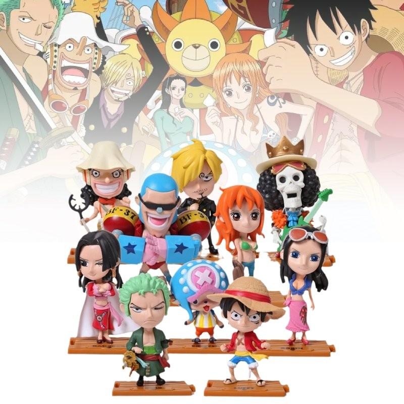 Premium Quality Action Figures Set With Luffy Zoro Chopper And Boa Hancock Toys