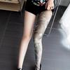 New Fake Tattoo Women's Sexy Printed Tights Perspective Leggings Peony Pantyhose Mesh High Pantyhose Summer