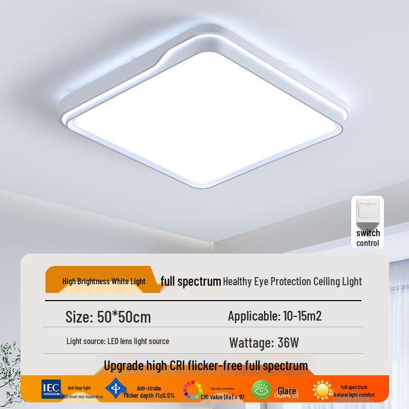 Modern Minimalist LED Round Ceiling Light for Bedroom, Living Room, Corridor, Bathroom, Kitchen, and Balcony