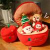Кукла Санта/Клауса, Плюшевая игрушка Снеговик, Кукла Лось, Тряпичная кукла, Рождественские украшения и подарки