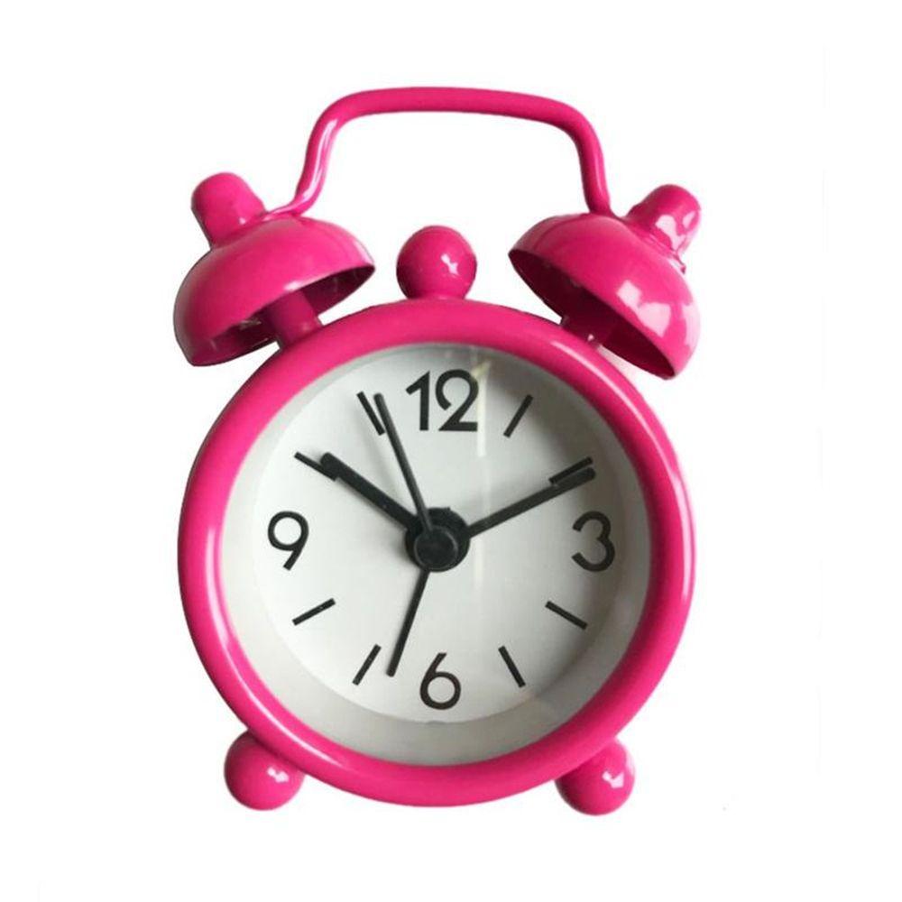 Home Decoration Electronic Cute Creative Table Clock Round Digital Quartz Clock Mini Alarm Clock