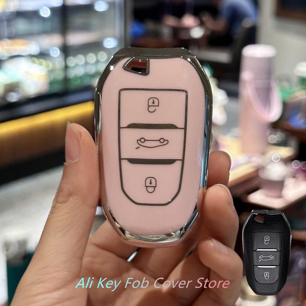 Чехол для брелока для Peugeot 2008 3008 4008 5008 308 408 508 Citroen C1 C2 C4 C6 C3-XR Picasso Grand DS3 DS5 Автомобильный брелок