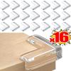 1-16PCS Transparent Silicone Protector Table Corner Child Baby Safety Protection Cover Children Anticollision Edge Corner Guards
