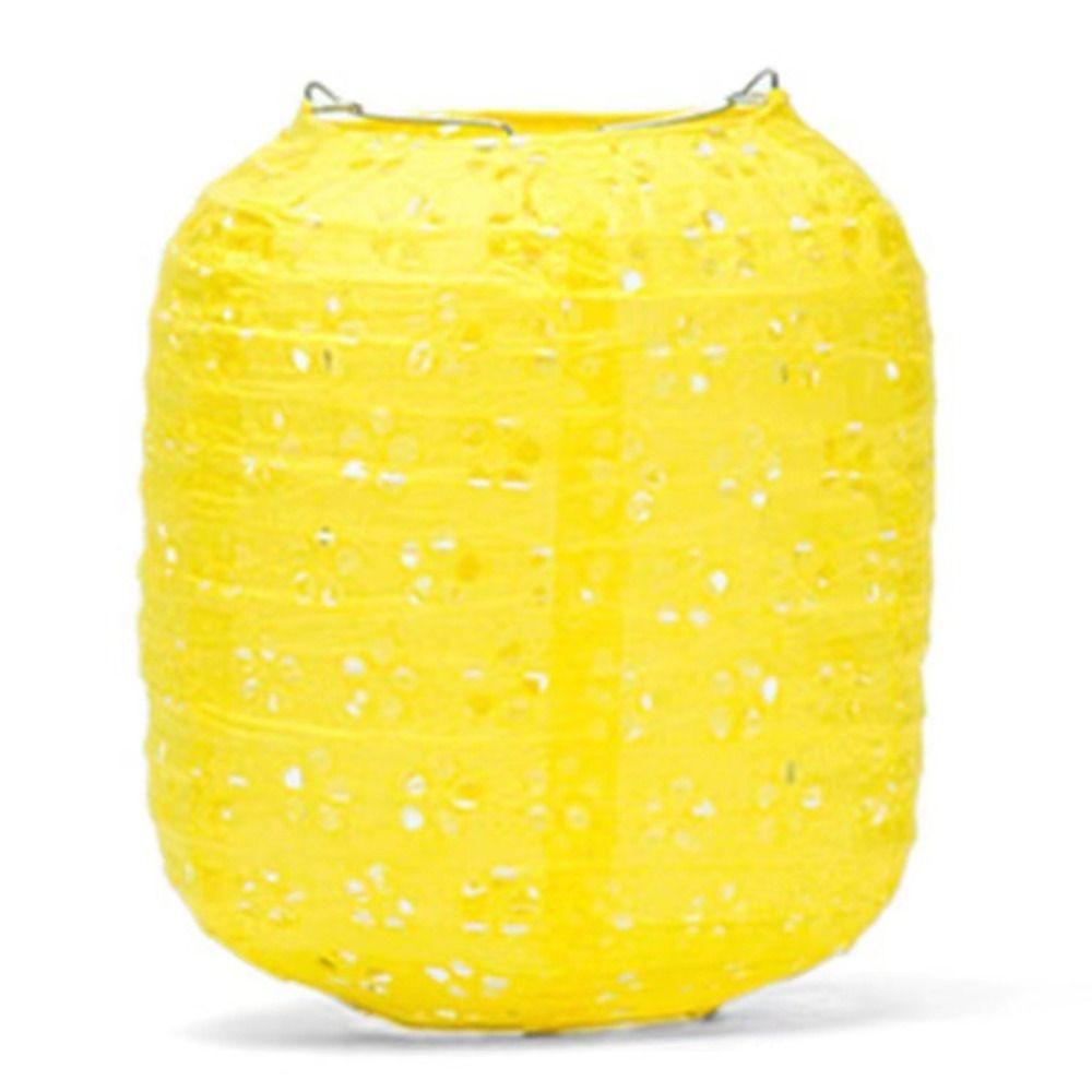 Cylindrical Hanging Lampion Colored Hollow Lantern Festival Lantern Paper Lantern Mid-autumn