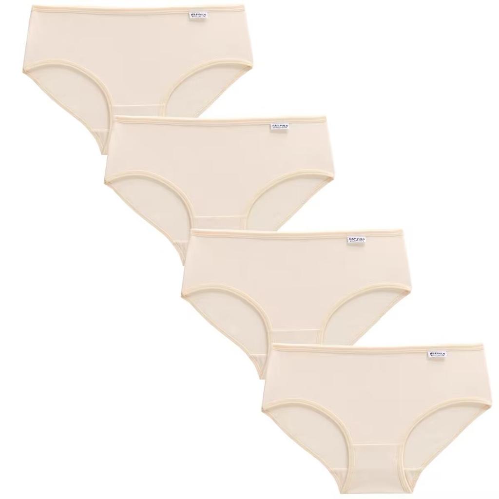 4 шт./лот детские трусики для девочек конфетного цвета хлопковые женские трусики 12-18 лет