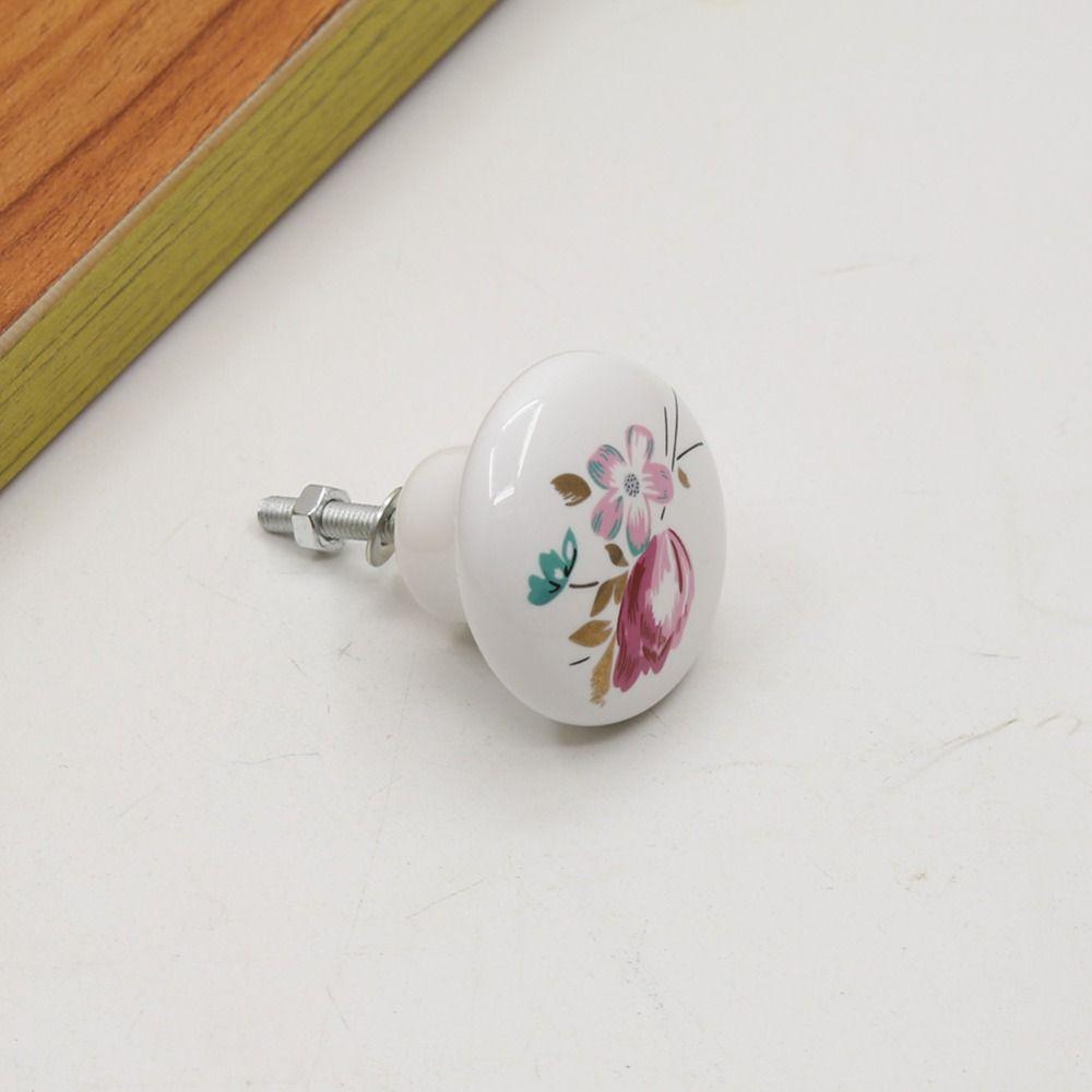 Single Hole Door Pull Handles Glazed color Drawer Knobs Simplicity Cabinet Knob Wine Cabinet