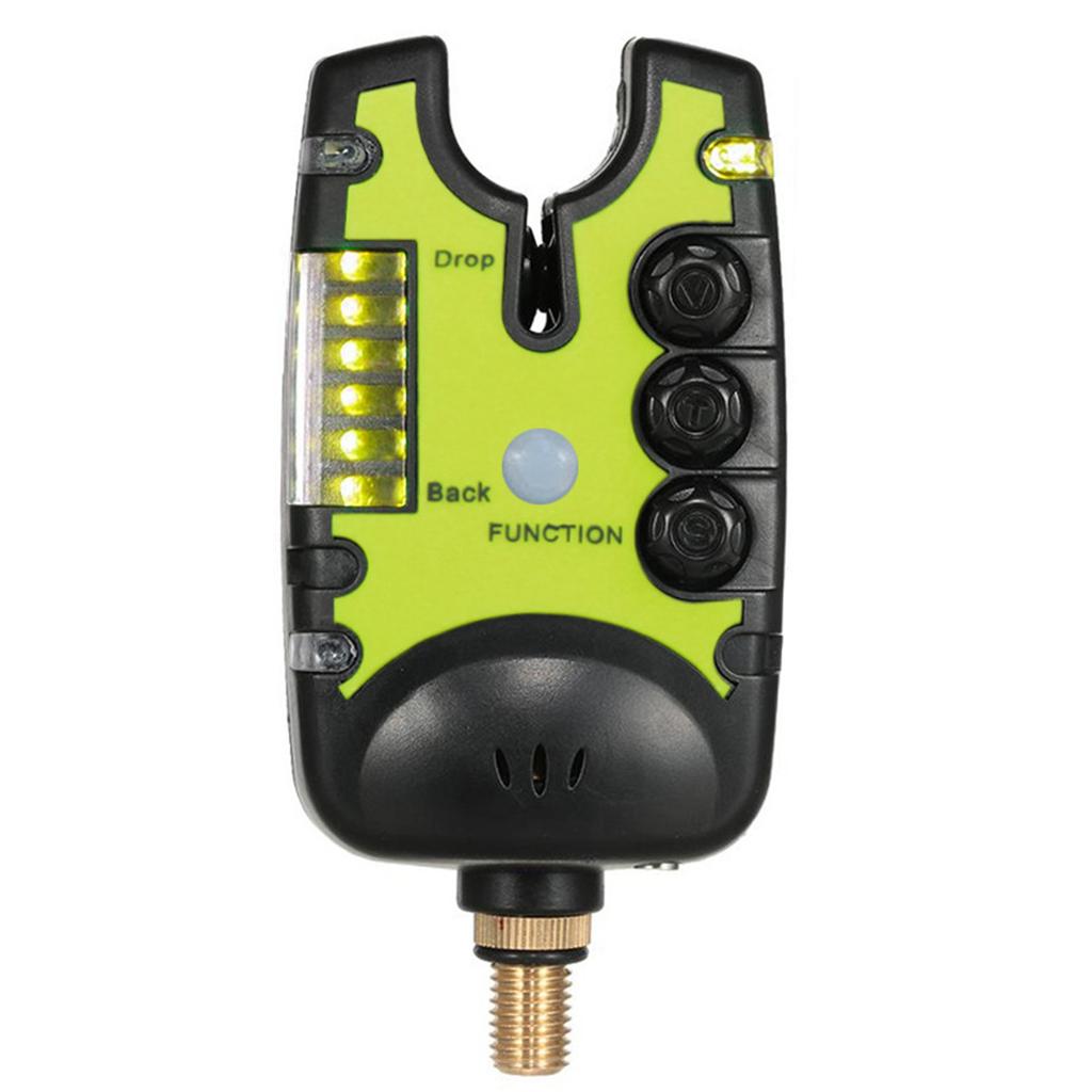 Electronic Fishing Alarms Sensitive Electronic Indicator Fish Bites Alarm Indicator with LED Light for Fishing Rod