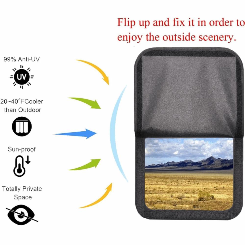 Sun Protection RV Vent Cover Folding RV Skylight Shading Pad Insulating Shade Camping