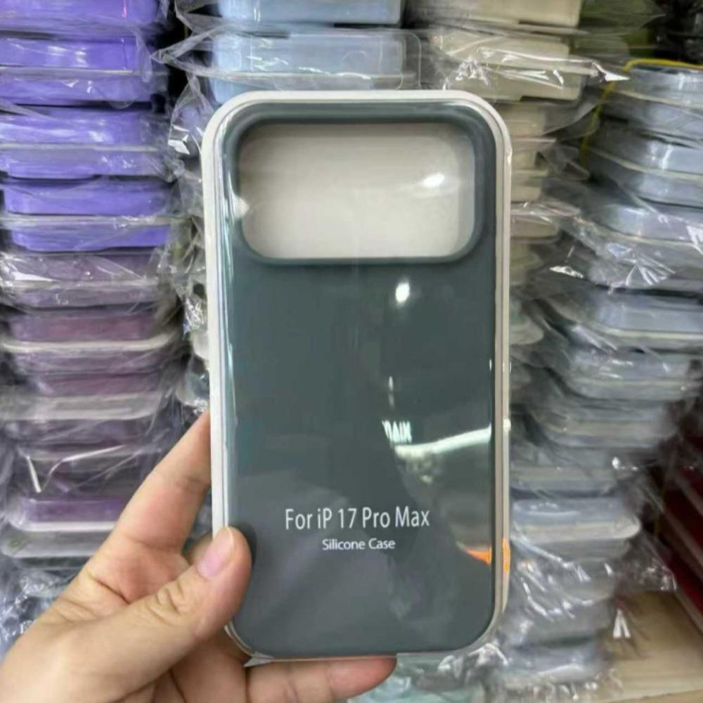 Ins Конфетный Цвет Официальный Чехол Для IPhone 17 Pro Max Air 16 15 14 Plus 13 12 Оригинальный Мягкий Жидкий Силикон Беспроводная Зарядка Защита От Падения Защитный Чехол