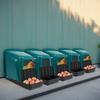 5 Премиальных Пластиковых Настенных Куриных Гнездовых Ящиков, Набор из 5 Легко Очищаемых Ящиков для Несушек, Прочный Фермерский Курятник, Гнездо для Сбора Яиц