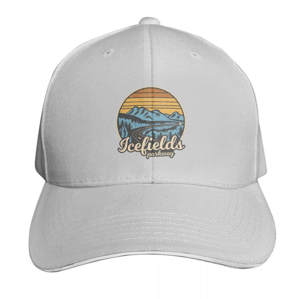Icefields Parkway Alberta Canada Retro Baseball Cap custom caps Designer Hat Hat Unisex Winter hat Luxury Women Unisexs