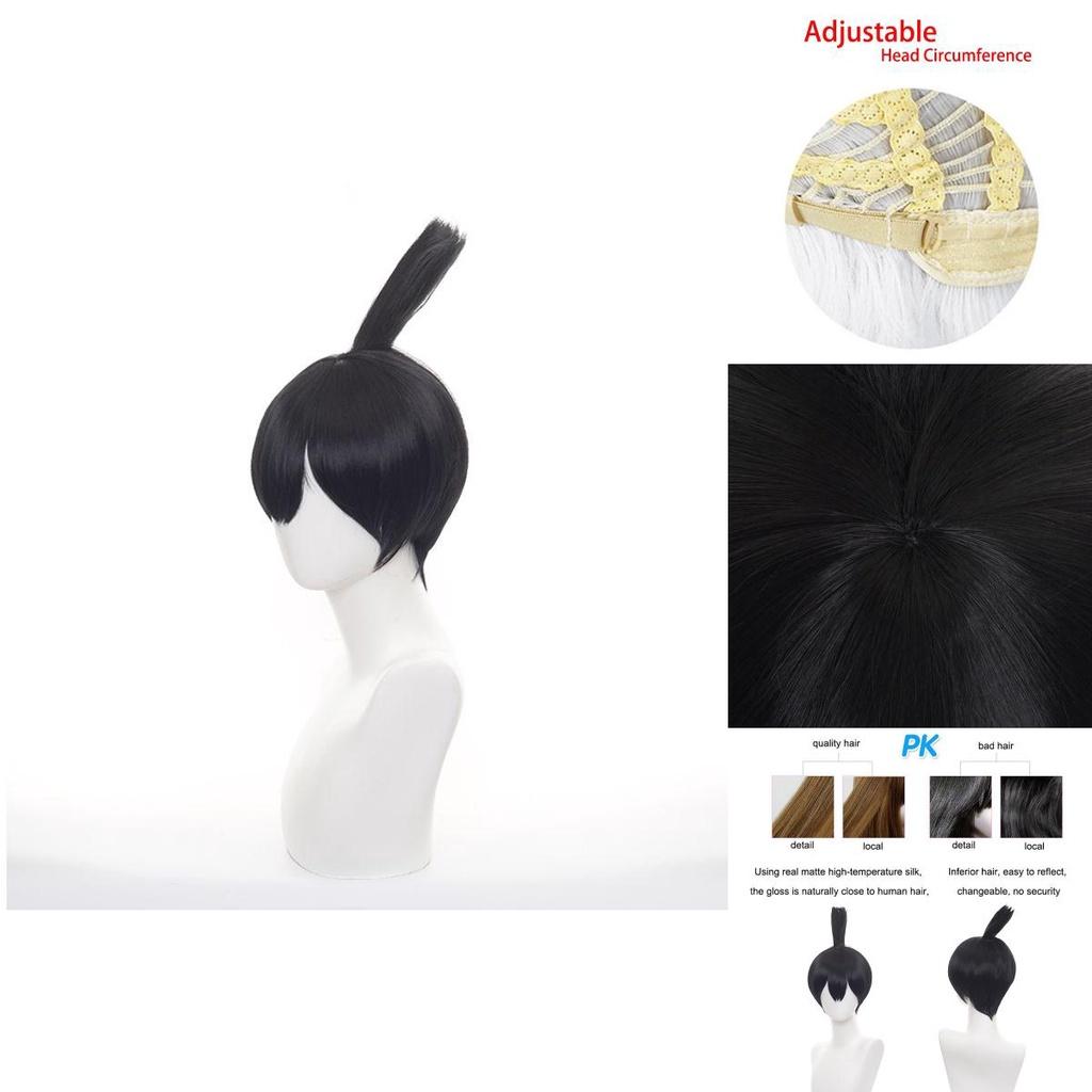 Hayakawa Aki Cosplay Wig Heat-resistant Synthetic Silk Fiber Natural Scalp