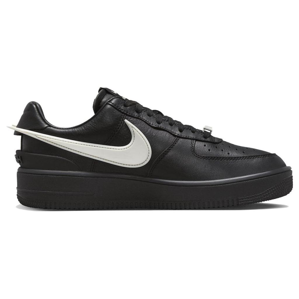AMBUSH X Nike Air Force 1 Low Black Unisex Sneakers Phantom White DV3464-001