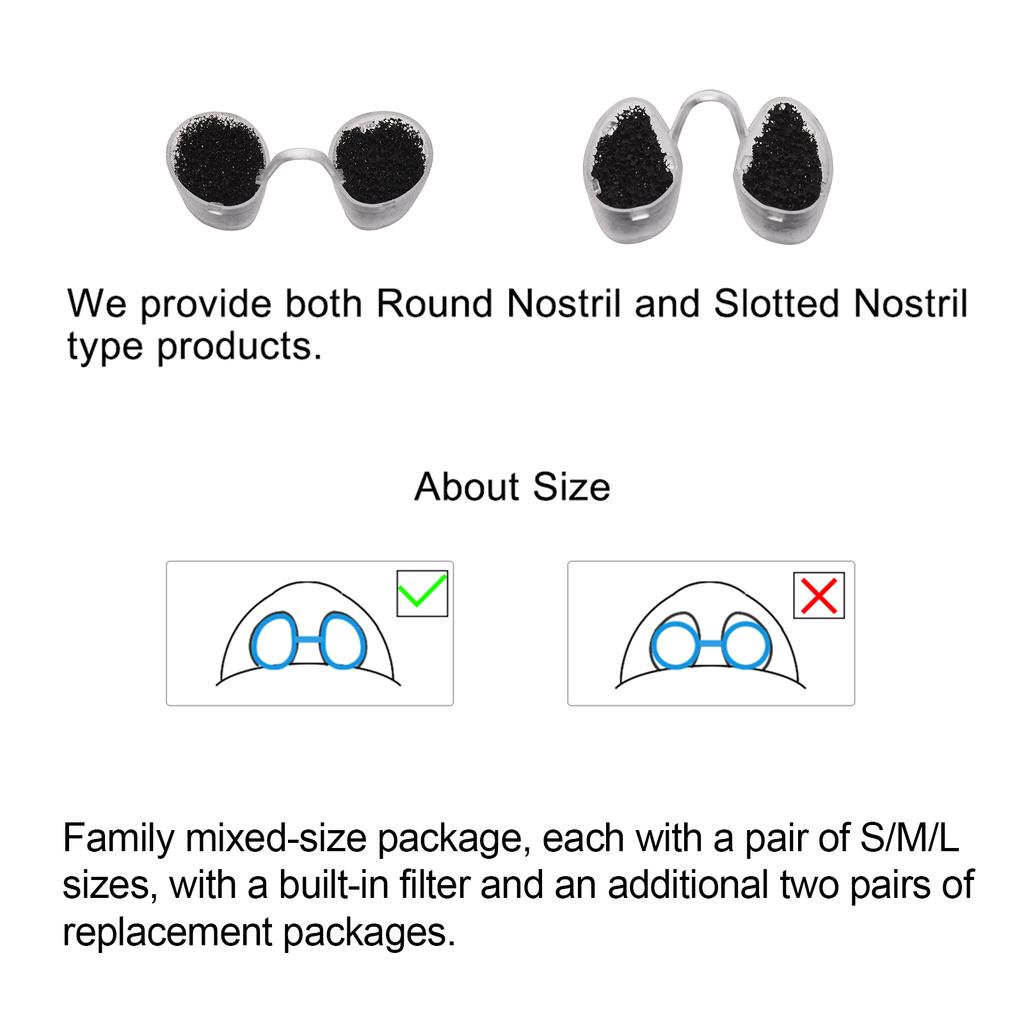 Невидимый носовой фильтр Ультра-дышащие носовые фильтры Носовые фильтры Носовые заглушки для запахов Фильтрация воздуха от пыльцы, пыли, дыма