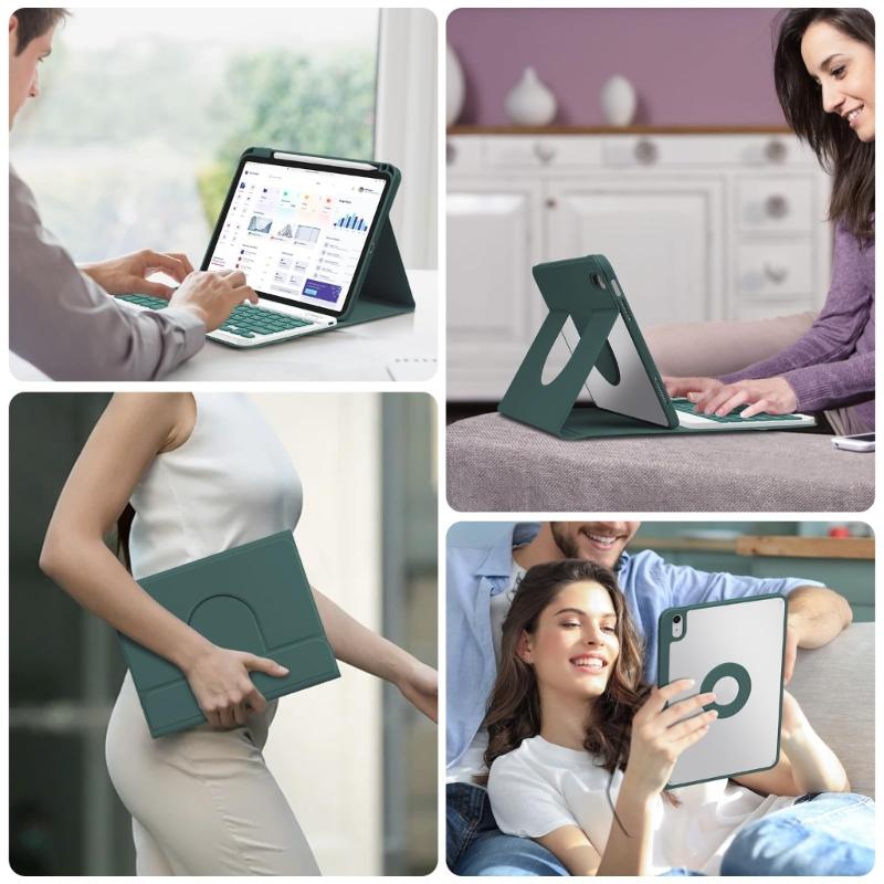 Защитный чехол-клавиатура, прочный и практичный чехол-клавиатура для планшетов 10,2" 9-го, 8-го, 7-го поколения 2019-2020 гг.