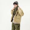New Balance Men's New Balance Fleece Lined Stay Warm Woven Sports Jacket Khaki AMJ21357-MS