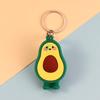 Lovers Gifts Avocado Smile-shaped Fruit Simulation Fashion Accessories Jewelry Key Ring Key Chain