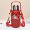 Coca-cola Same Большая емкость 316 нержавеющая сталь термос чашка для улицы портативная бутылка для воды с веревкой гидрофляга