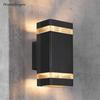 Outdoor Waterproof Wall Lights IP65 Courtyard Villa Aisle Up And Down Lighting Simple Living Room  Bedroom  Interior Wall  Lamps
