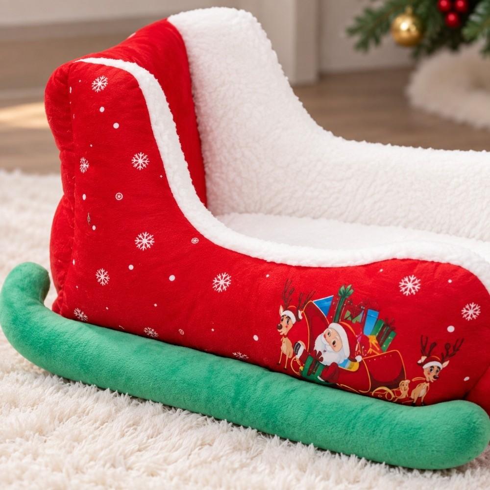 Washable Pet Couch Plush Sleigh Bed High Quality Pet Bed Winter