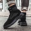 Spring Men's Shoes New High-top Men's Board Shoes Outdoor Casual Men's Shoes Lace-up Tooling Shoes Platform Men's Casual Shoes