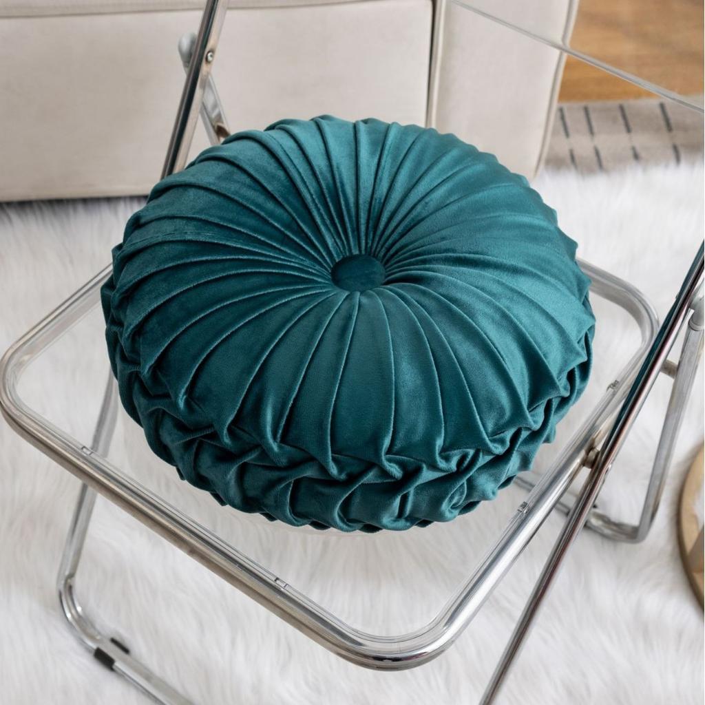 Nordic Ins Pumpkin Pillow Round Pillow Pink Seat Cushion Waist Pillow Living Room Sofa Homestay Decoration Wheels PuTuan