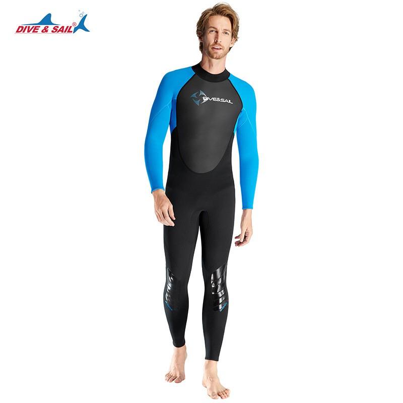 Mens 3mm Full Wetsuit Scuba Diving Snorkeling Surfing Swimming Warm Thermal Neoprene Suit