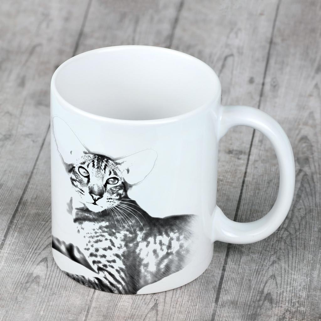 Oriental - cat mug, cheerful mug for a dog lover, personalized gift from the Art-Dog brand