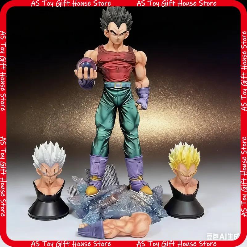 Dragon Ball Gt Vegeta Pvc Action Figure Replaceable Head Arm Gk Statue Collectible Model Ornament For Anime Collection Fans Gift