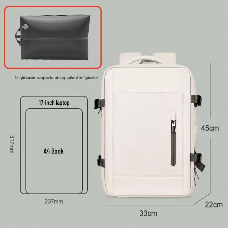 Раскладывающийся двойной плечевой рюкзак - Унисекс ручная кладь с многослойным хранением и отделением для ноутбука, Сверхбольшая вместимость