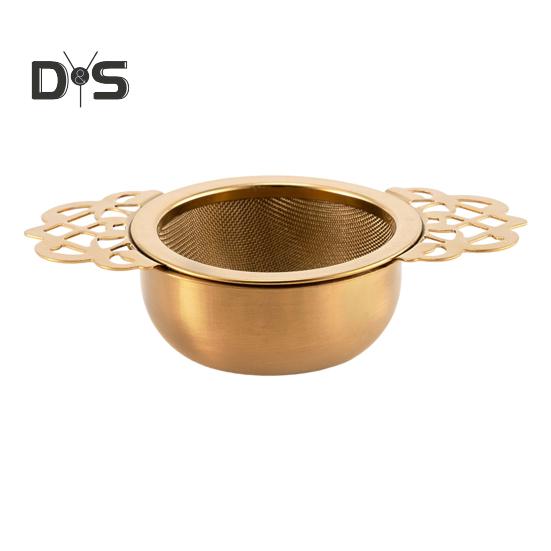 Фильтр для чая однотонный, легкий, двухслойный, с ручкой, фильтр для помешивания чая, бытовые принадлежности