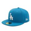 Кепка с плоским козырьком MLB Dodgers LA Rainstorm Blue 7 59Fifty MLB Los Angeles Dodgers [New Era] 5/8