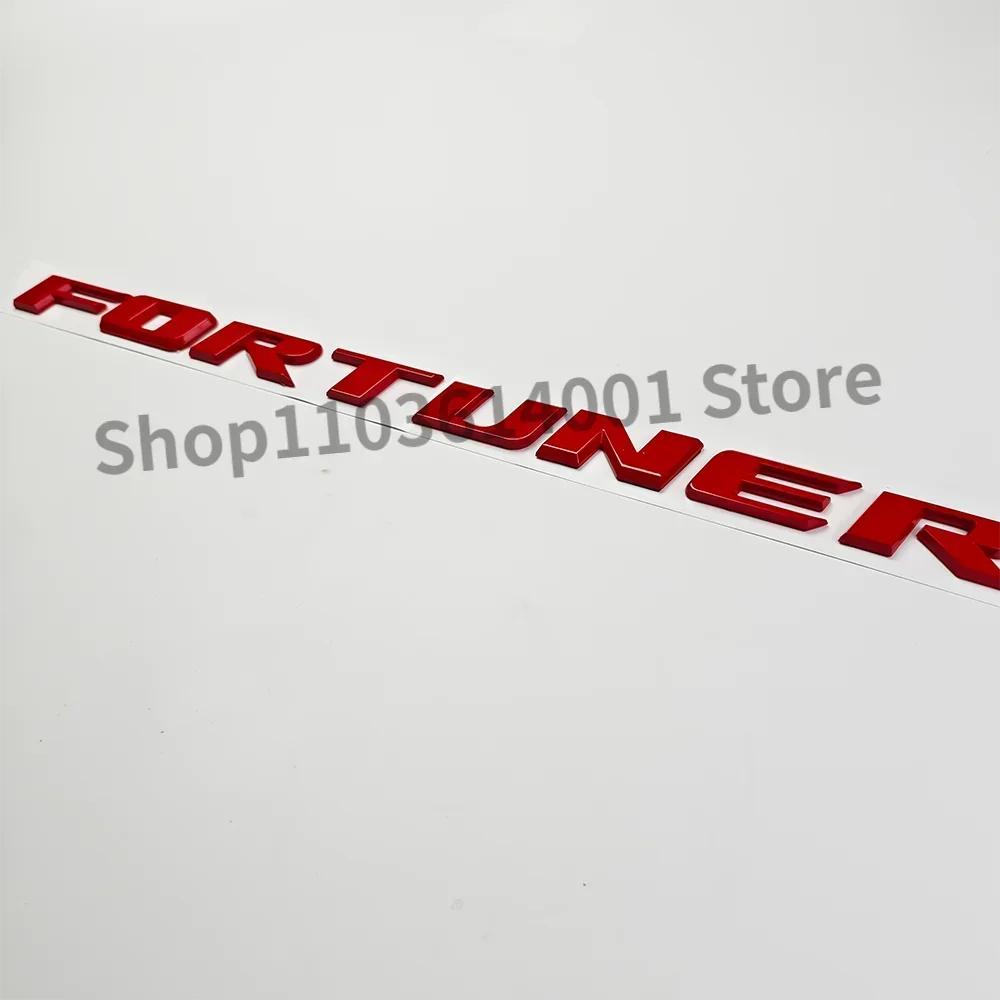 dclky10 1pc 3D ABS FORTUNER Letters Emblem Stickers for Toyota Fortuner Car Front Hood Bonnet Grill Trunk Badge car Accessories