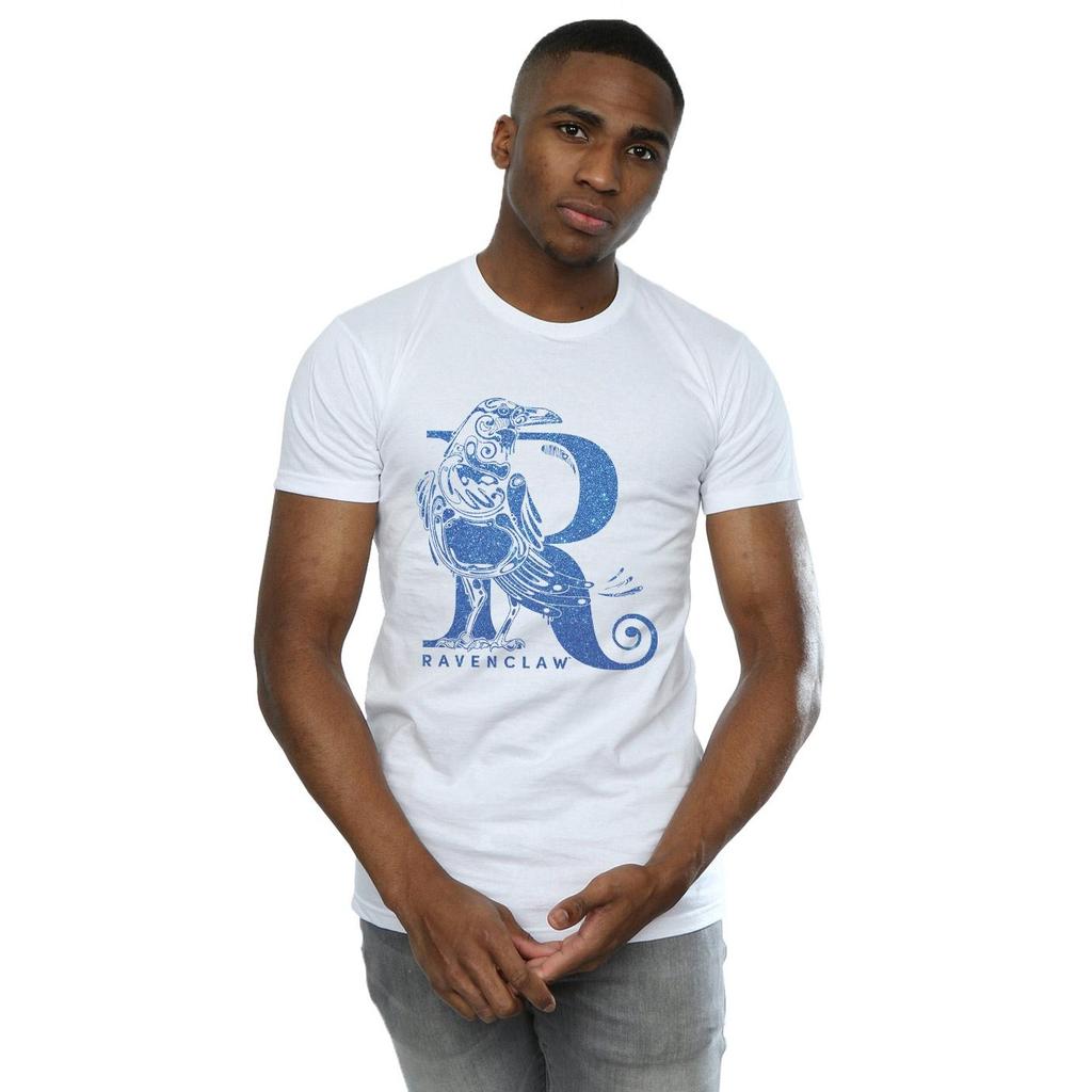 Harry Potter Mens Ravenclaw Glitter T-Shirt