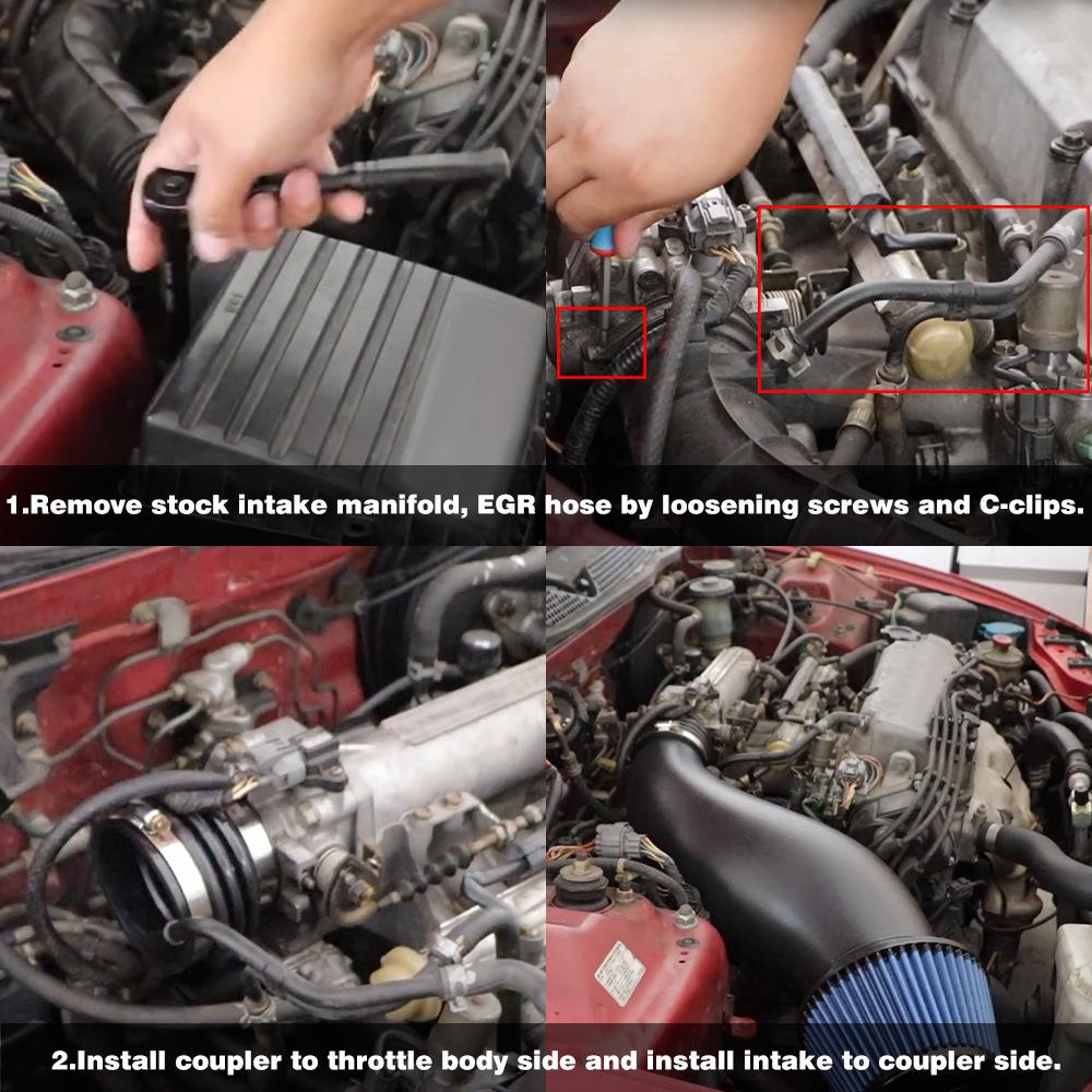 Шланг воздухозаборника из углеволокна для модифицированной Honda Civic