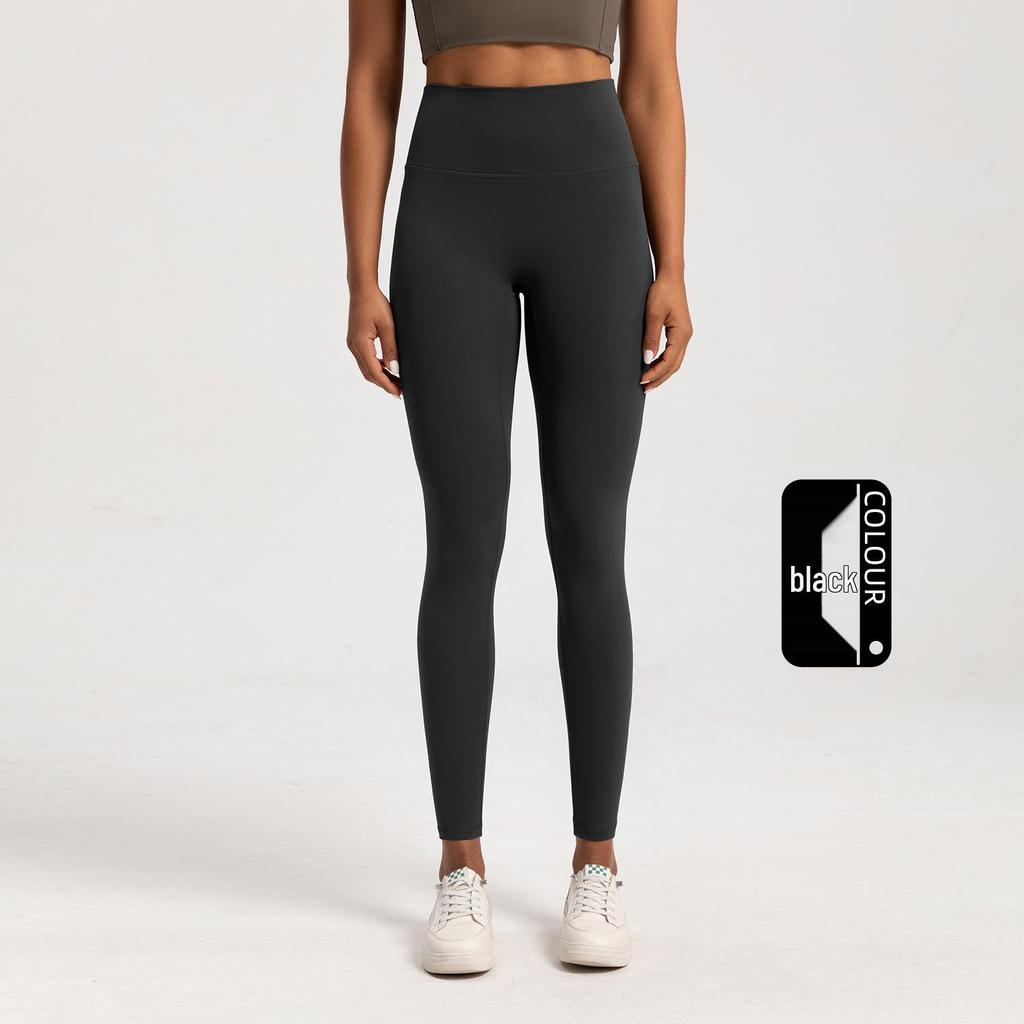 Женские леггинсы для йоги с высокой талией и плюшевой подкладкой - Теплые, с эффектом подтяжки бедер, плотные, эластичные леггинсы для фитнеса осенью/зимой