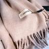 35*200Cm Wool Scarf Luxury Winter Outdoor Warm Women Solid Color Scarves Tassel Shawls Pashmina Lady Wrap Bufanda