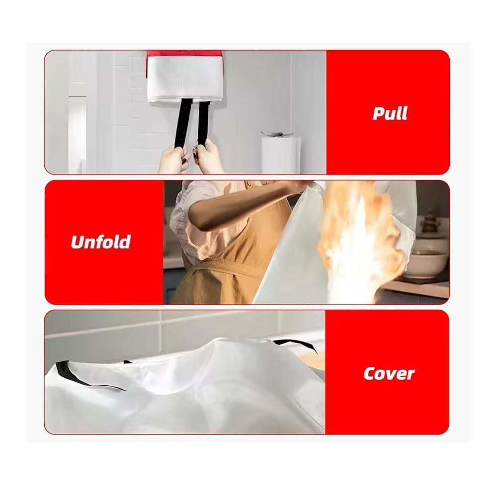 Прочный огнестойкий стекловолоконный материал для людей, дома, автомобиля, кухни, безопасности