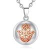 Pregnancy Bola Necklace with Hand of Fatima Protective Eye