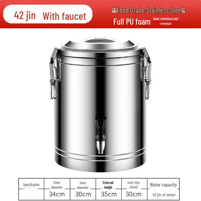 Fangeaux Commercial 3-Layer Stainless Steel Insulation Bucket