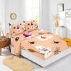 Four-Piece Mattress Set 3D Digital Printing Mattress Protective Cover Halloween Witch Mattress