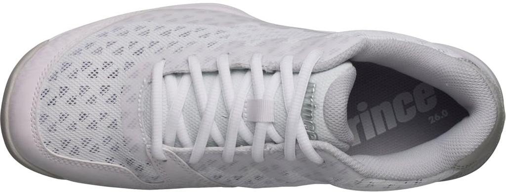 Tennis Shoes Wide Light Advanced CG White X Silver Cm [Prince] (206) 24.5
