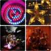 50/100pcs 5mm Multicolor Slow/Fast Flashing LED Diode Transparent Round Full Color LED Blinking Light Emitting Diodes Kit 2 Pins