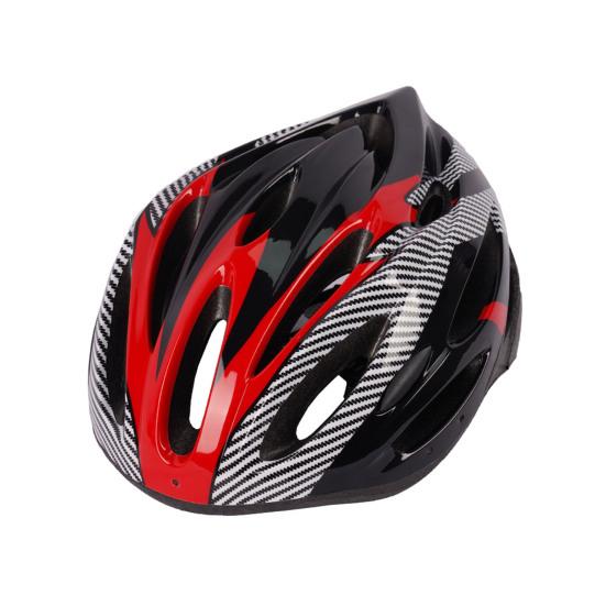 Унисекс полосатый узор велосипедный шлем открытый спортивный велосипед велосипедный инструмент аксессуар